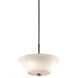 Aubrey 3 Light 15 inch Brushed Nickel Semi Flush Light Ceiling Light in Incandescent