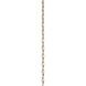 Square Lacquered Brass Heavy Duty Chain