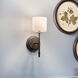Ali 1 Light 5.25 inch Black Wall Sconce Wall Light