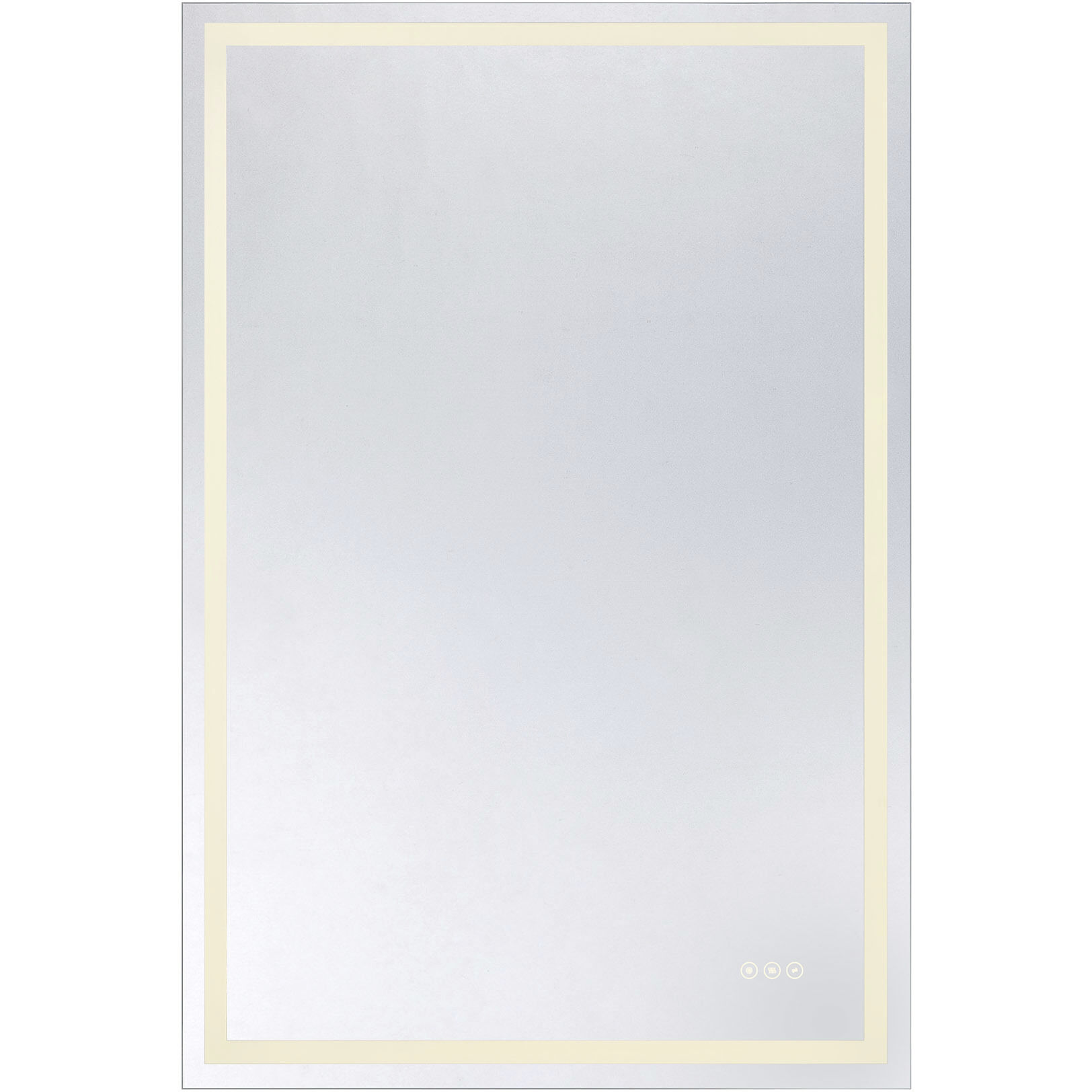 Beckett 48 X 32 inch Frost Mirror, Frontlit and Backlit