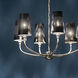 Adeena 6 Light 26.75 inch Classic Pewter Chandelier Ceiling Light