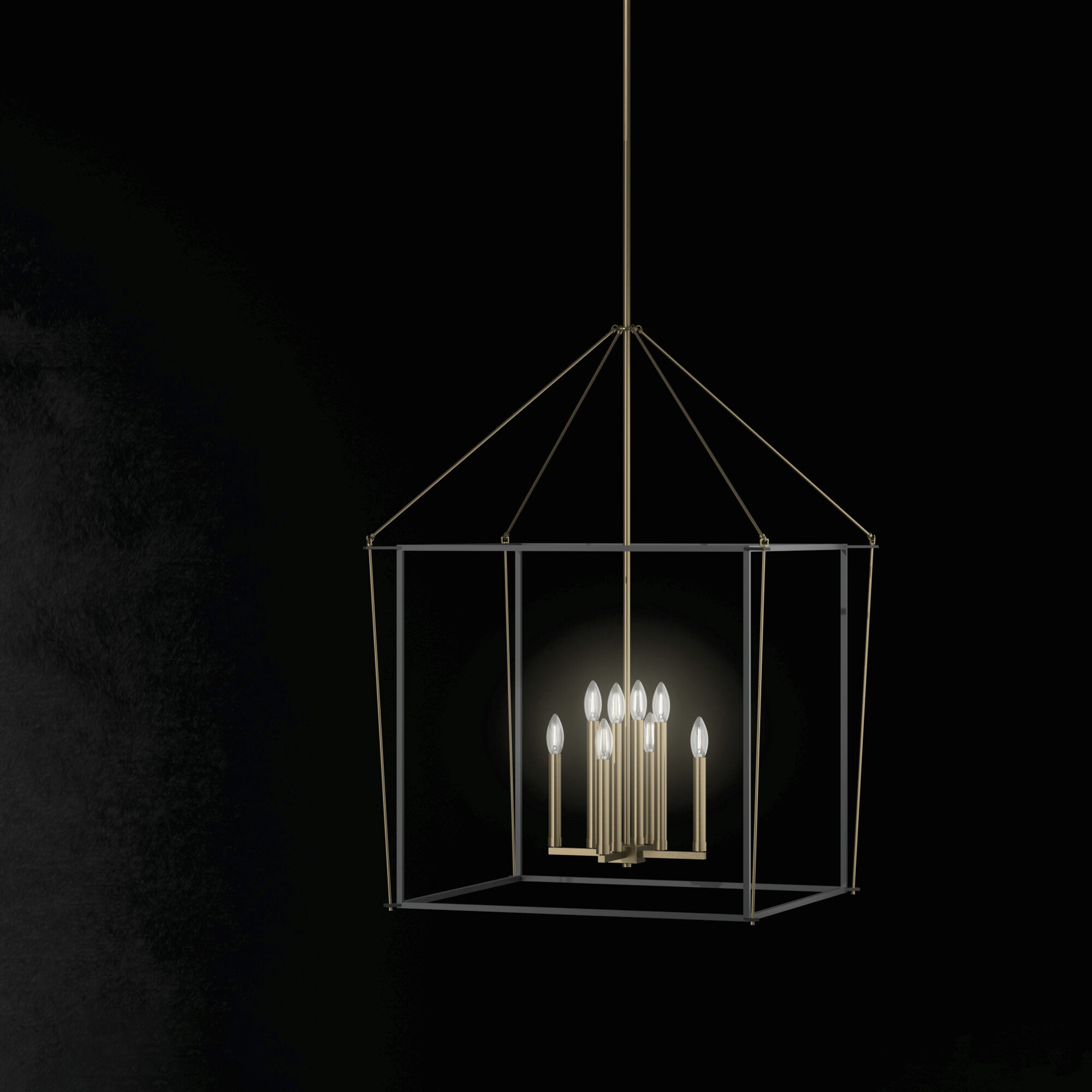 Kichler 52628CPZ Eisley 8 Light 28.25 inch Champagne Bronze