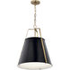 Etcher 2 Light Black Pendant Ceiling Light