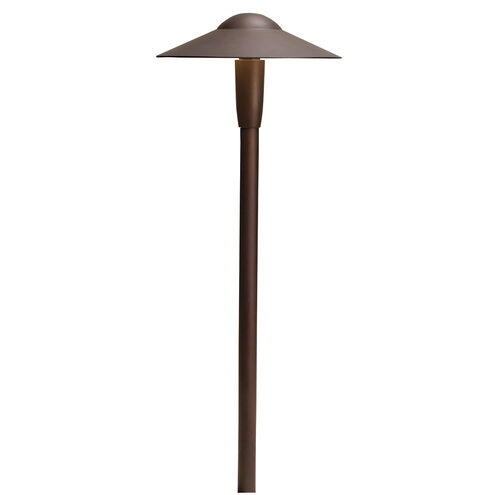 Independence 12 3.00 watt Textured Architectural Bronze Landscape 12V LED Path/Spread in 2700K