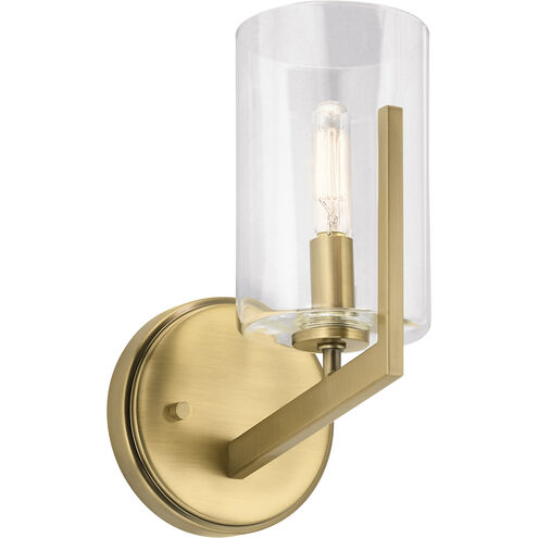 Nye 1 Light 5 inch Brushed Natural Brass Wall Bracket Wall Light