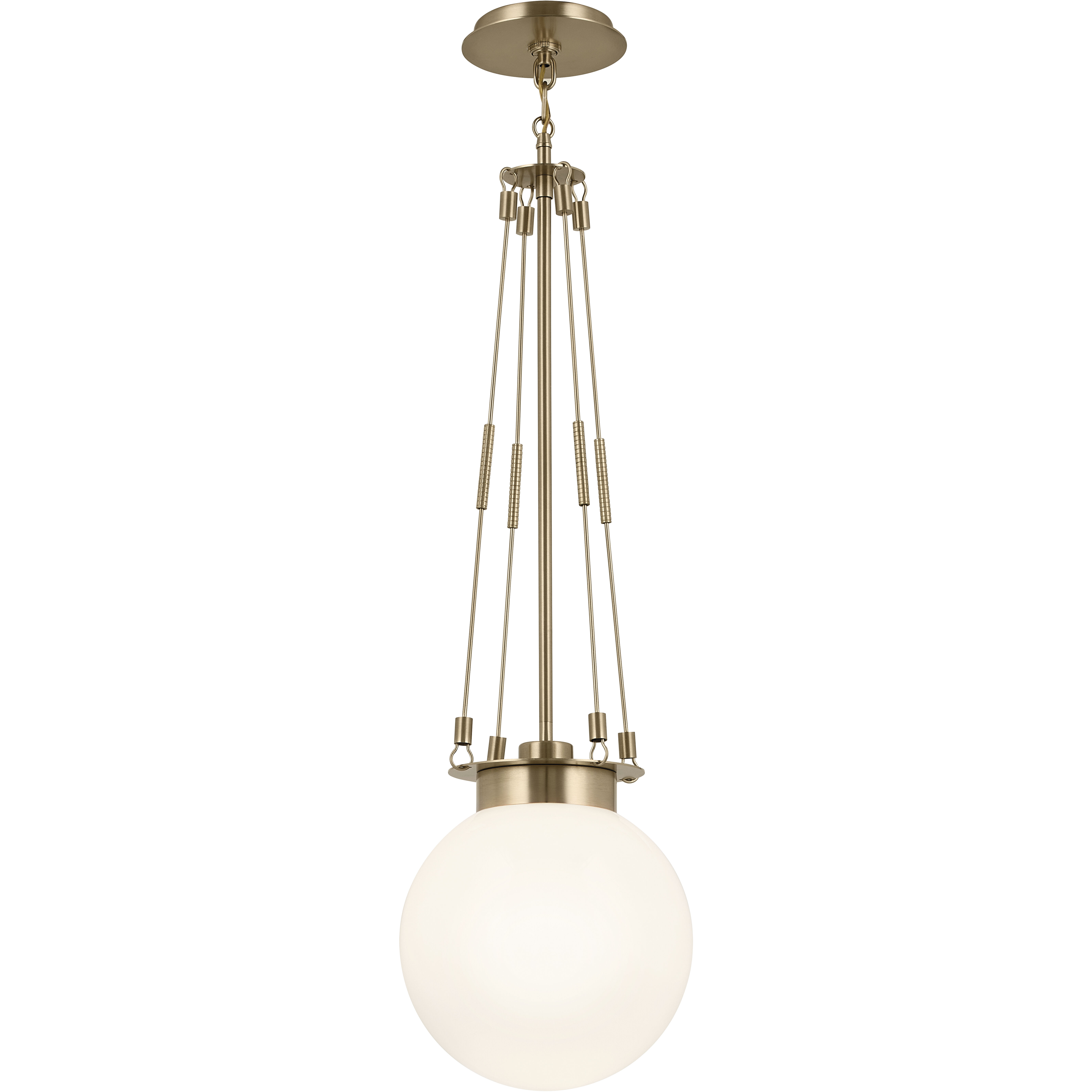 Albers LED 10.5 inch Champagne Bronze Pendant Ceiling Light