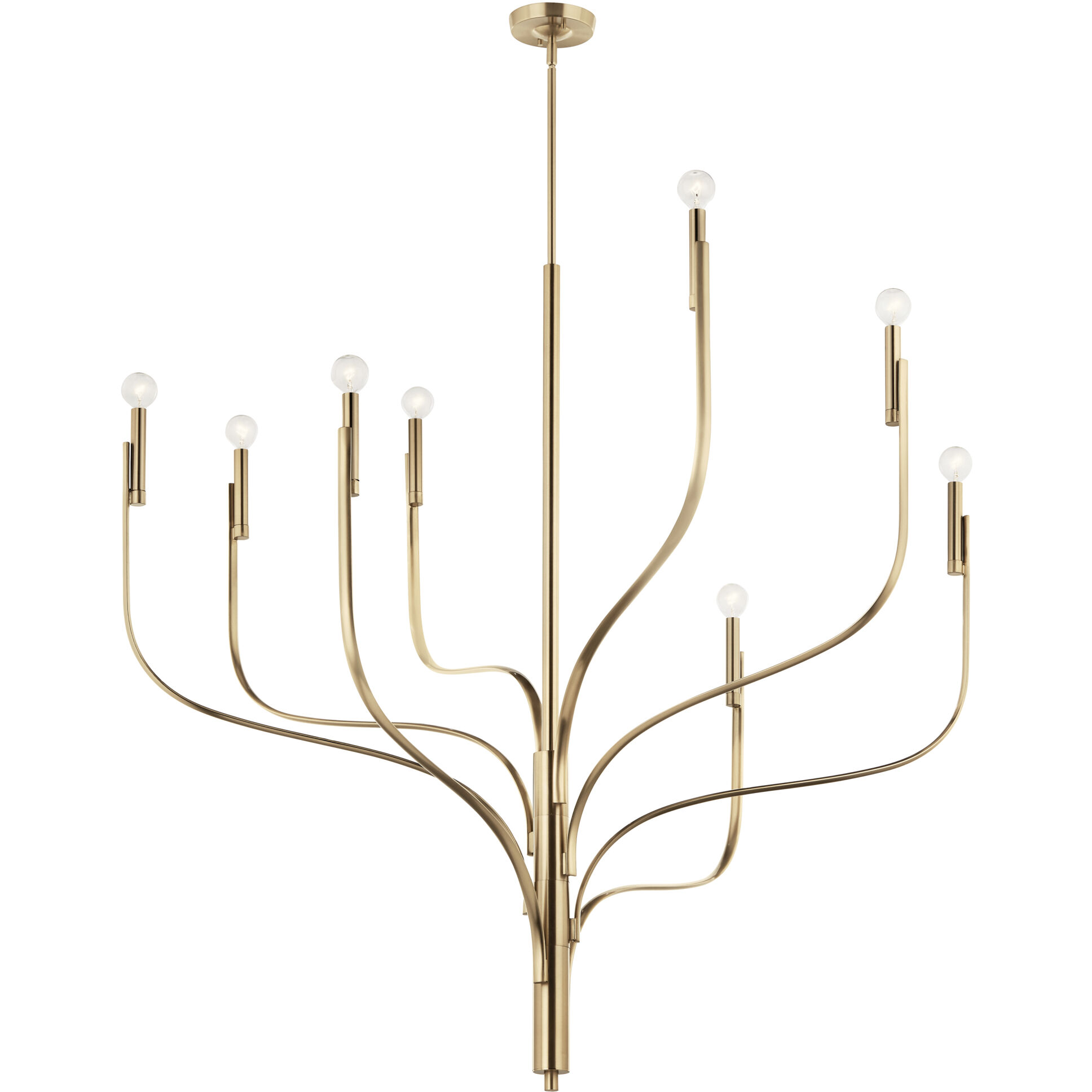 Kichler 52675CPZ Livadia 8 Light Champagne Bronze Chandelier Kichler 52675CPZ Livadia 8 Light Champagne Bronze Chandelier