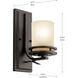 Hendrik 1 Light 5 inch Olde Bronze Wall Bracket Wall Light in Light Umber