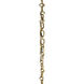 Round Lacquered Brass Decorative Chain