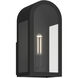 Marea 1 Light 13 inch Textured Black Outdoor Wall Light