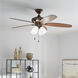 Renew Premier 52 inch Oil Brushed Bronze with Walnut Blades Ceiling Fan