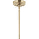 Livadia 8 Light Champagne Bronze Chandelier Ceiling Light, 1 Tier Large