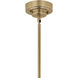 Sycara LED Champagne Bronze Chandelier Ceiling Light, 1 Tier Medium