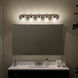 Independence 5 Light 36 inch Brushed Nickel Wall Mt Bath 5 Arm Or More Wall Light