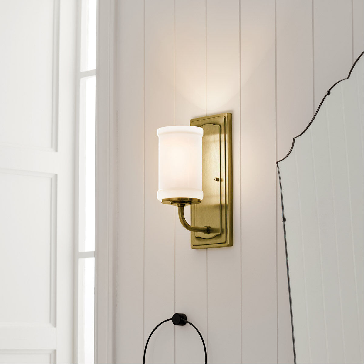 Homestead Vetivene 1 Light 6 inch Natural Brass Wall Sconce Wall Light, Vetivene