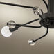 Ocala LED 24.25 inch Black Flush Mount Ceiling Light