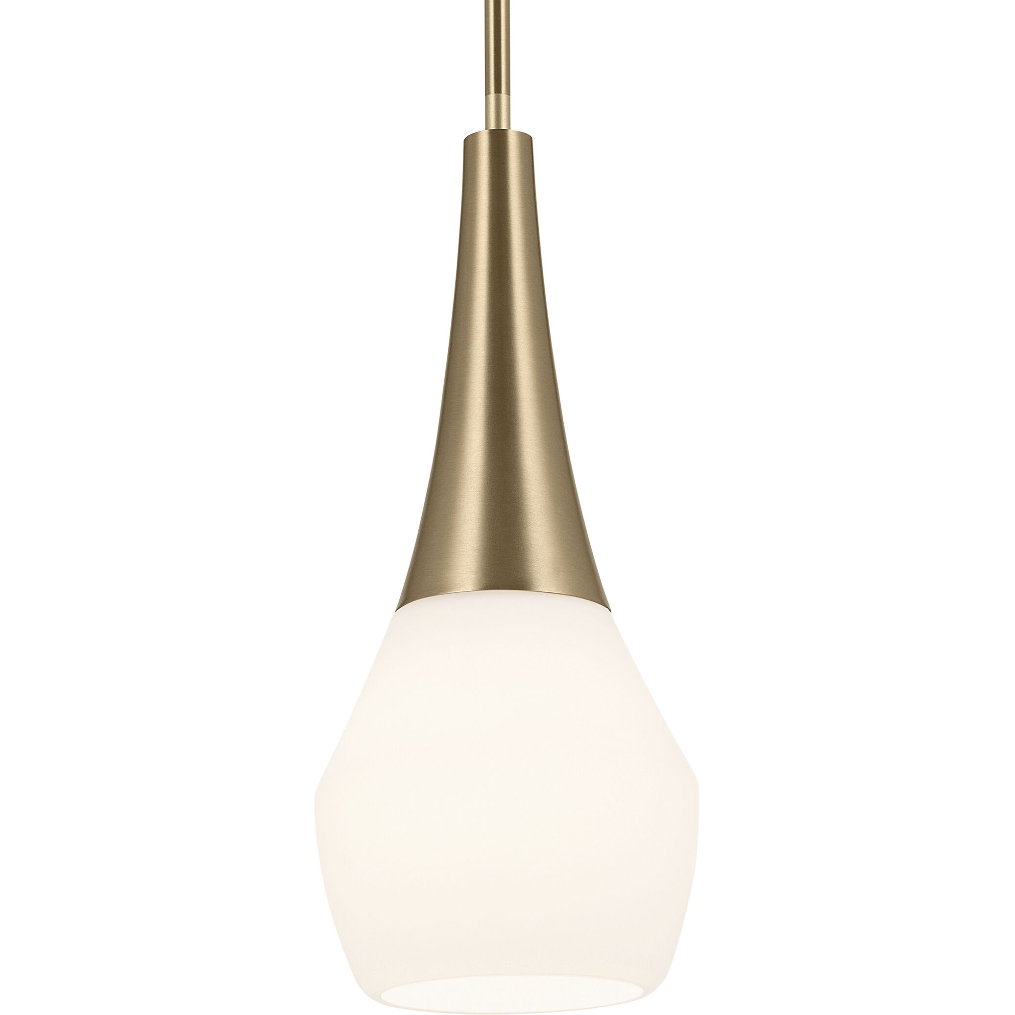 Deela LED 7 inch Champagne Bronze Pendant Ceiling Light