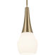 Deela LED 7 inch Champagne Bronze Pendant Ceiling Light