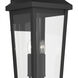 Cleary 3 Light 30 inch Textured Black Outdoor Wall Light