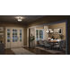 Jolie 2 Light Black Inverted Pendant/Semi Flush Ceiling Light in Incandescent