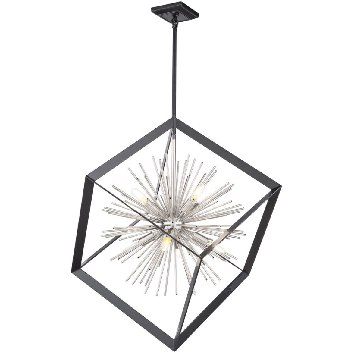 Sunburst 8 Light 31.50 inch Chandelier