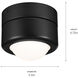 Tibbi LED 5.5 inch Black Flush Mount Ceiling Light