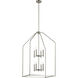 Madden 8 Light 24.25 inch Brushed Nickel Large Foyer Pendant Ceiling Light