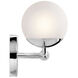 Jasper 4 Light 32 inch Chrome Wall Mt Bath 4 Arm Wall Light