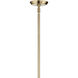 Cassius 4 Light 5.25 inch Champagne Bronze Chandelier Ceiling Light, Convertible