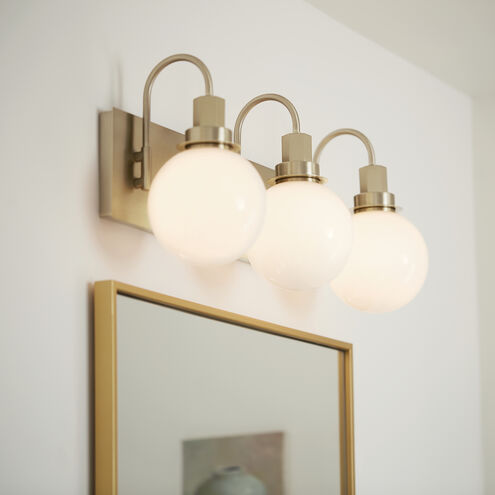 Kichler 55151CPZ Hex LED 22.75 inch Champagne Bronze Bathroom Vanity Light  Wall Light
