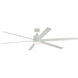 Loa 80 inch Matte White Ceiling Fan