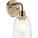 Meller 1 Light 5.5 inch Champagne Bronze Wall Sconce Wall Light