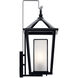Pai 1 Light 22 inch Black Outdoor Wall, Large