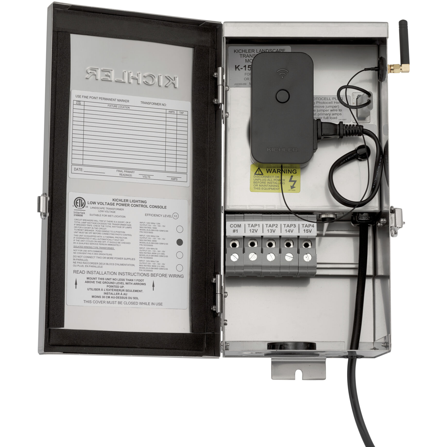 Independence 120 Stainless Steel Landscape 12V Transformer
