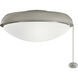 Accessory LED LED Integrated Antique Satin Silver Fan Light Kits