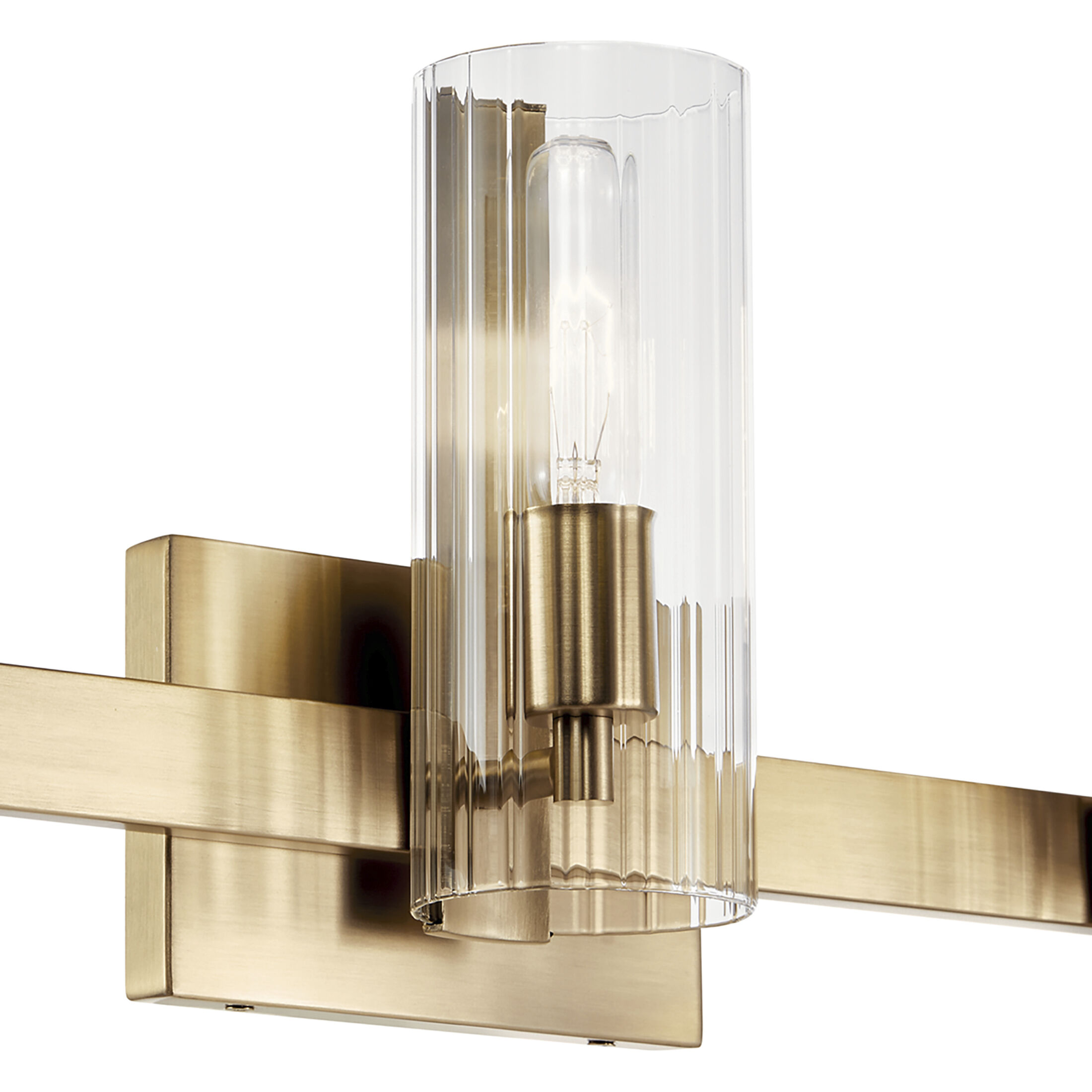 Jemsa 3 Light 22.75 inch Champagne Bronze Bath Bracket Wall Light, 3 Arm