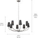 Adeena 8 Light 36.5 inch Classic Pewter Chandelier Ceiling Light