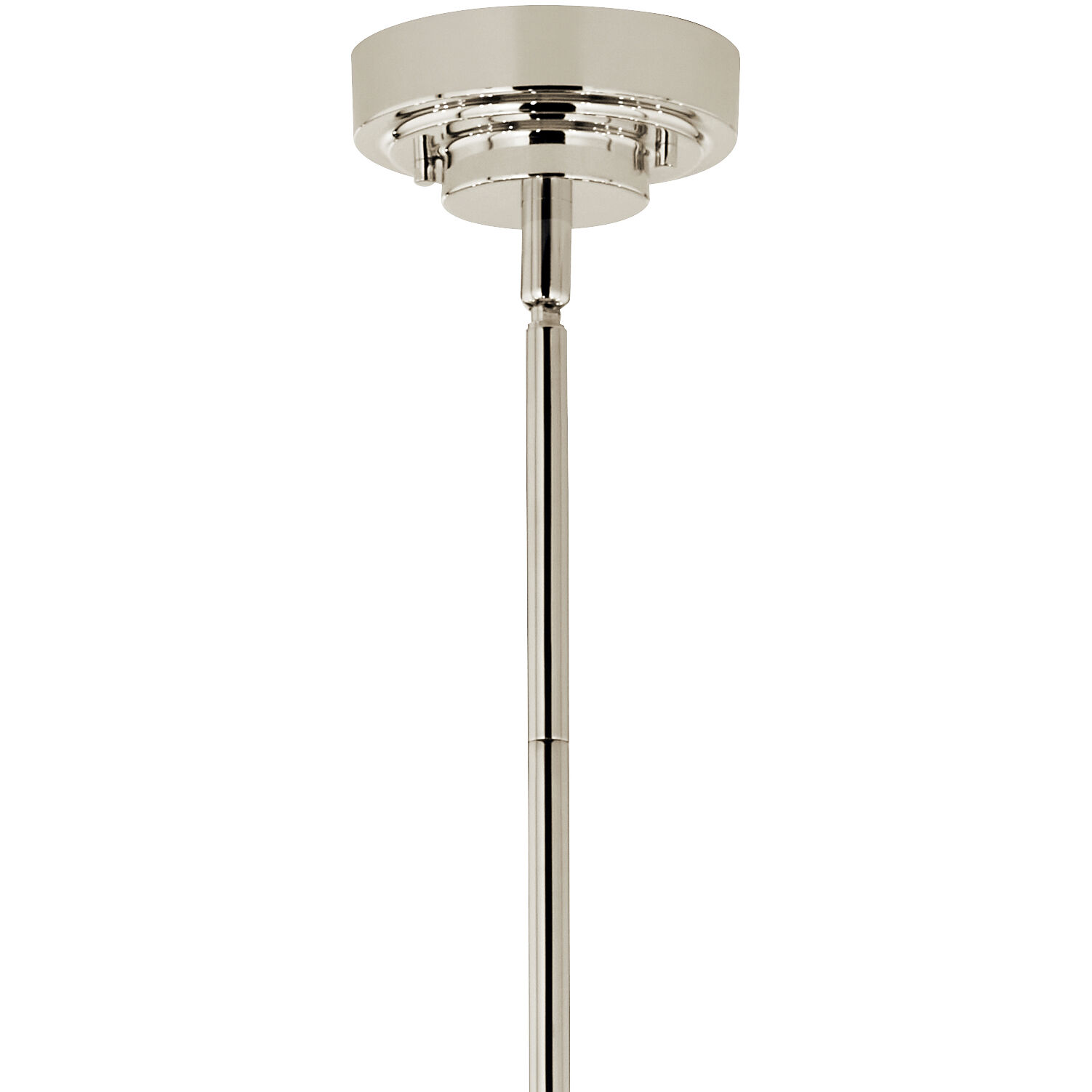 Sycara LED Polished Nickel Chandelier Ceiling Light, 1 Tier Large
