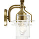 Everett 2 Light 16 inch Brushed Brass Bath Vanity Light Wall Light