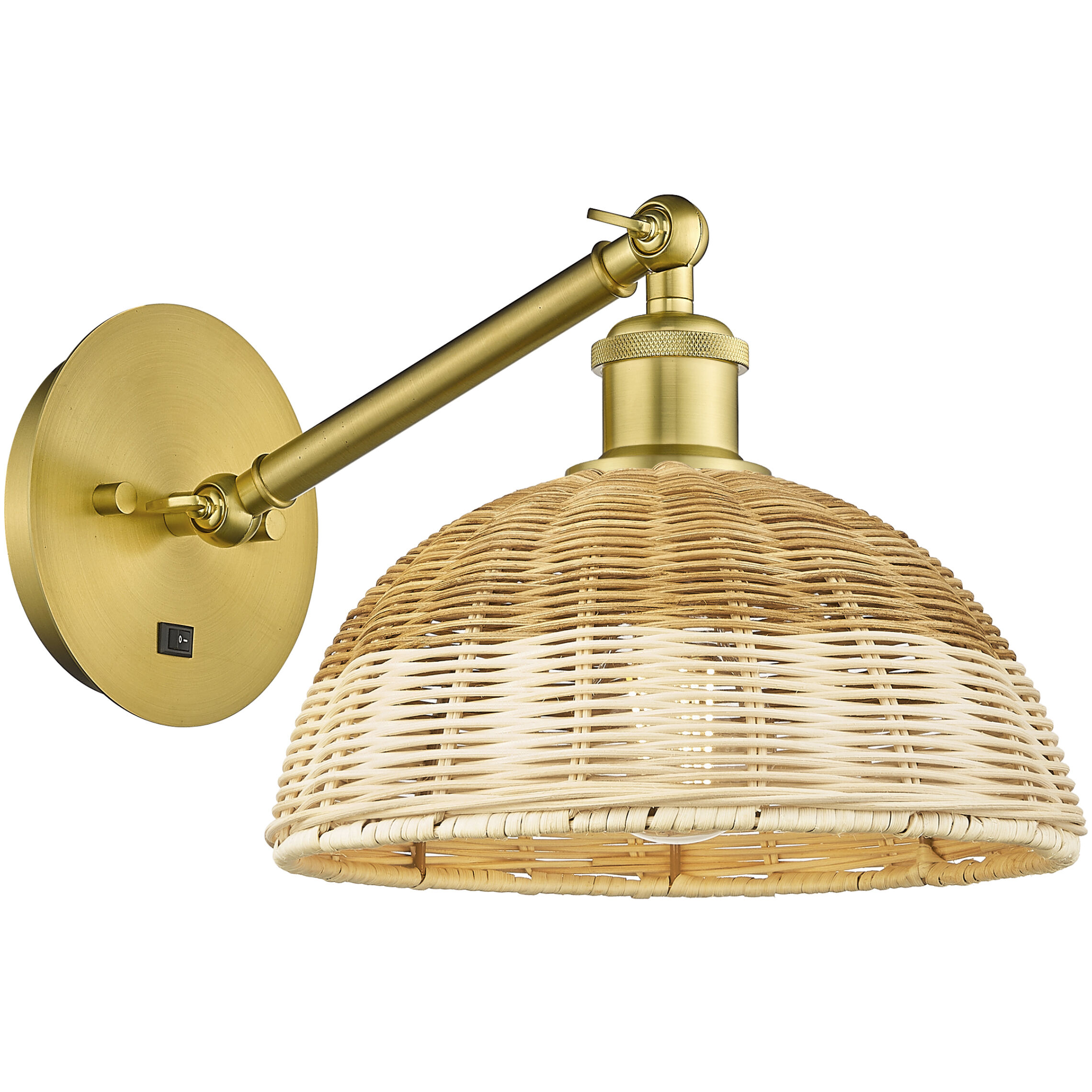 Ballston Bristol Natural II 1 Light 9.00 inch Wall Sconce
