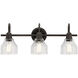 Avery 3 Light 24 inch Olde Bronze Wall Mt Bath 3 Arm Wall Light