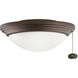 Accessory LED LED Integrated Weathered Copper Powder Coat Fan Light Kits
