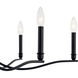 Malene 6 Light Black Chandelier Ceiling Light, 1 Tier Small
