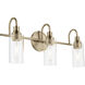 Kavi 3 Light 23 inch Champagne Bronze Vanity Light Wall Light