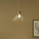 Avery 1 Light Natural Brass Pendant Ceiling Light
