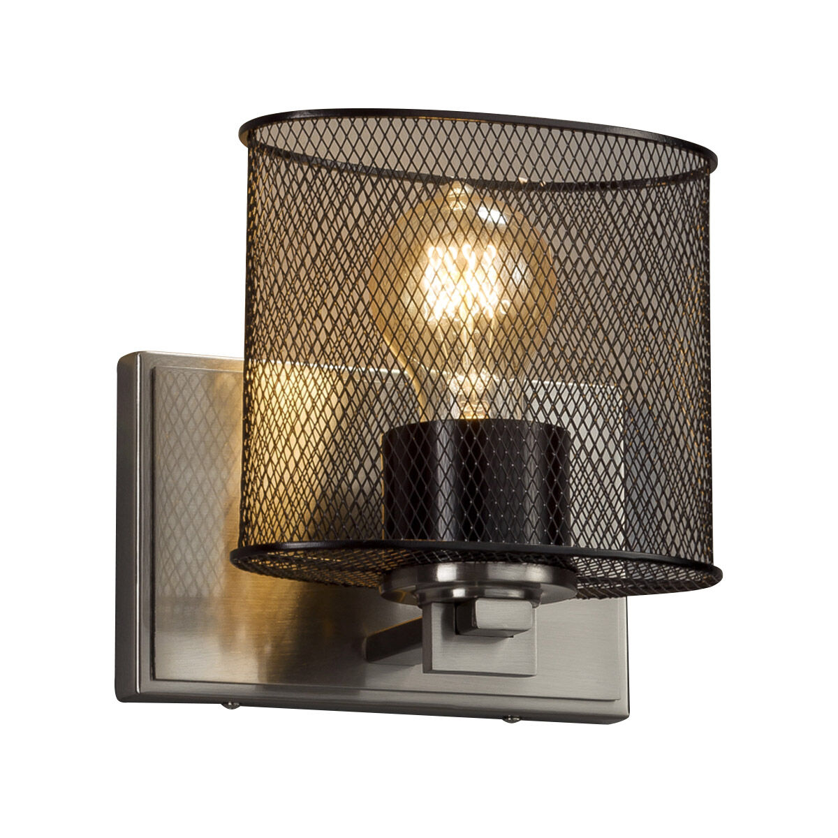 Wire Mesh 1 Light 7.00 inch Wall Sconce