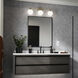 Benno 3 Light 24.5 inch Champagne Bronze Bath Bracket Wall Light, 3 Arm