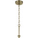 Crosby 9 Light Natural Brass Chandelier Ceiling Light