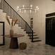 Rosalind 10 Light 50 inch Polished Nickel Chandelier Ceiling Light