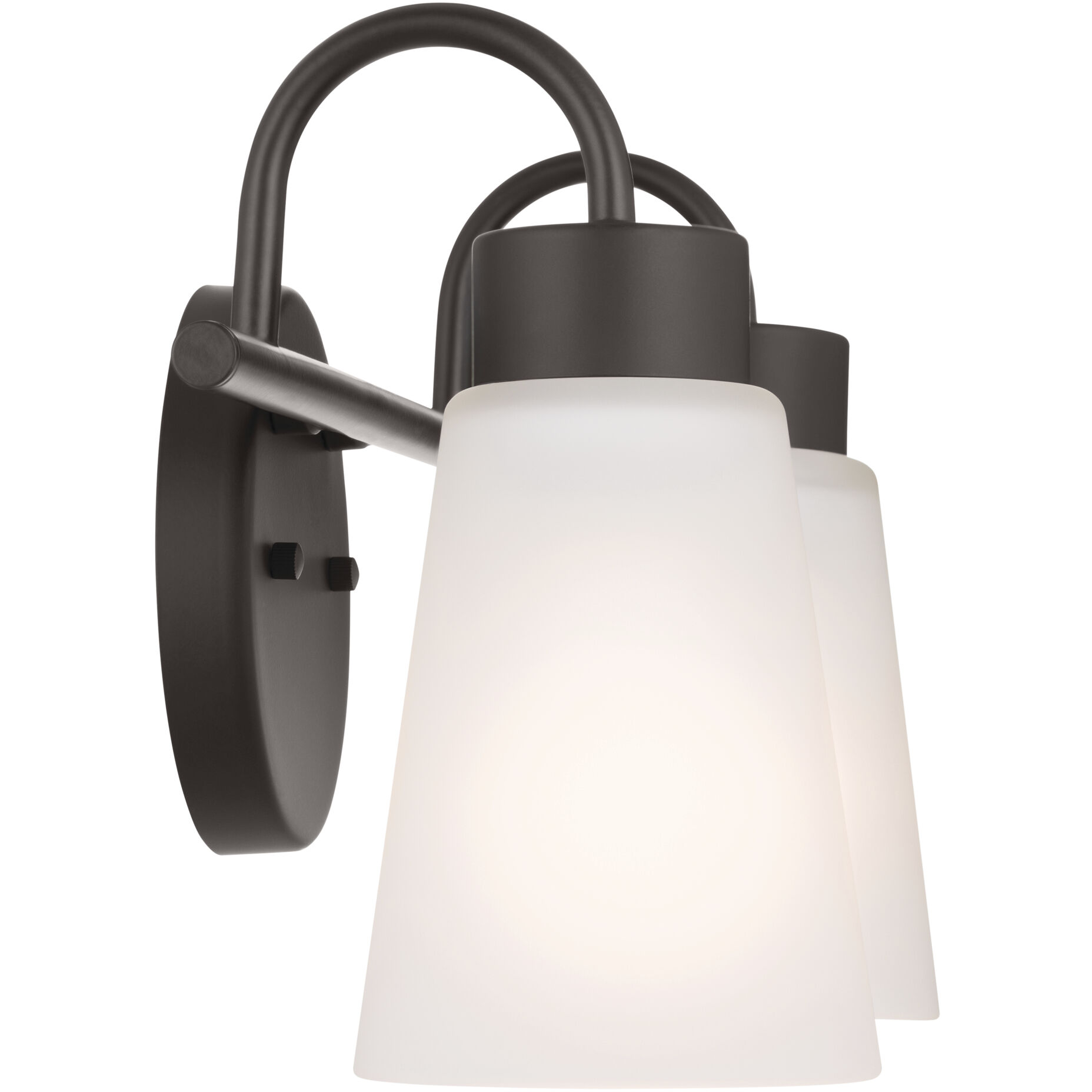 Erma 2 Light 13.5 inch Olde Bronze Bath Vanity Light Wall Light, 2 Arm